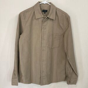Club Monaco Tan Shirt Jacket in Women’s XS